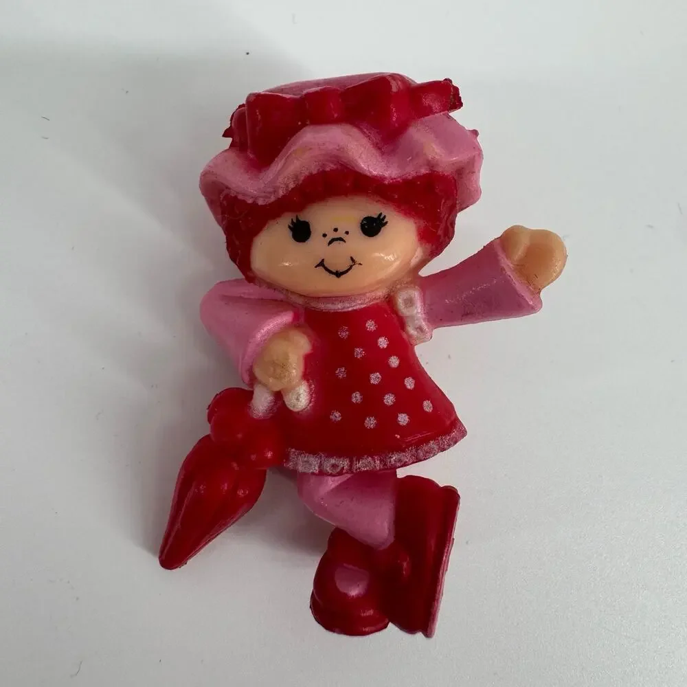 1981 Lanard Strawberry Shortcake Raspberry Tart PVC Figure Vintage Toy